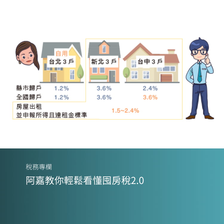 阿嘉教你輕鬆看懂囤房稅2.0